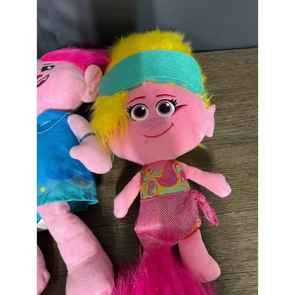 Trolls Plush Lot of 6 Dolls Stuffed Animals Toy‎ Figures Kids Collection